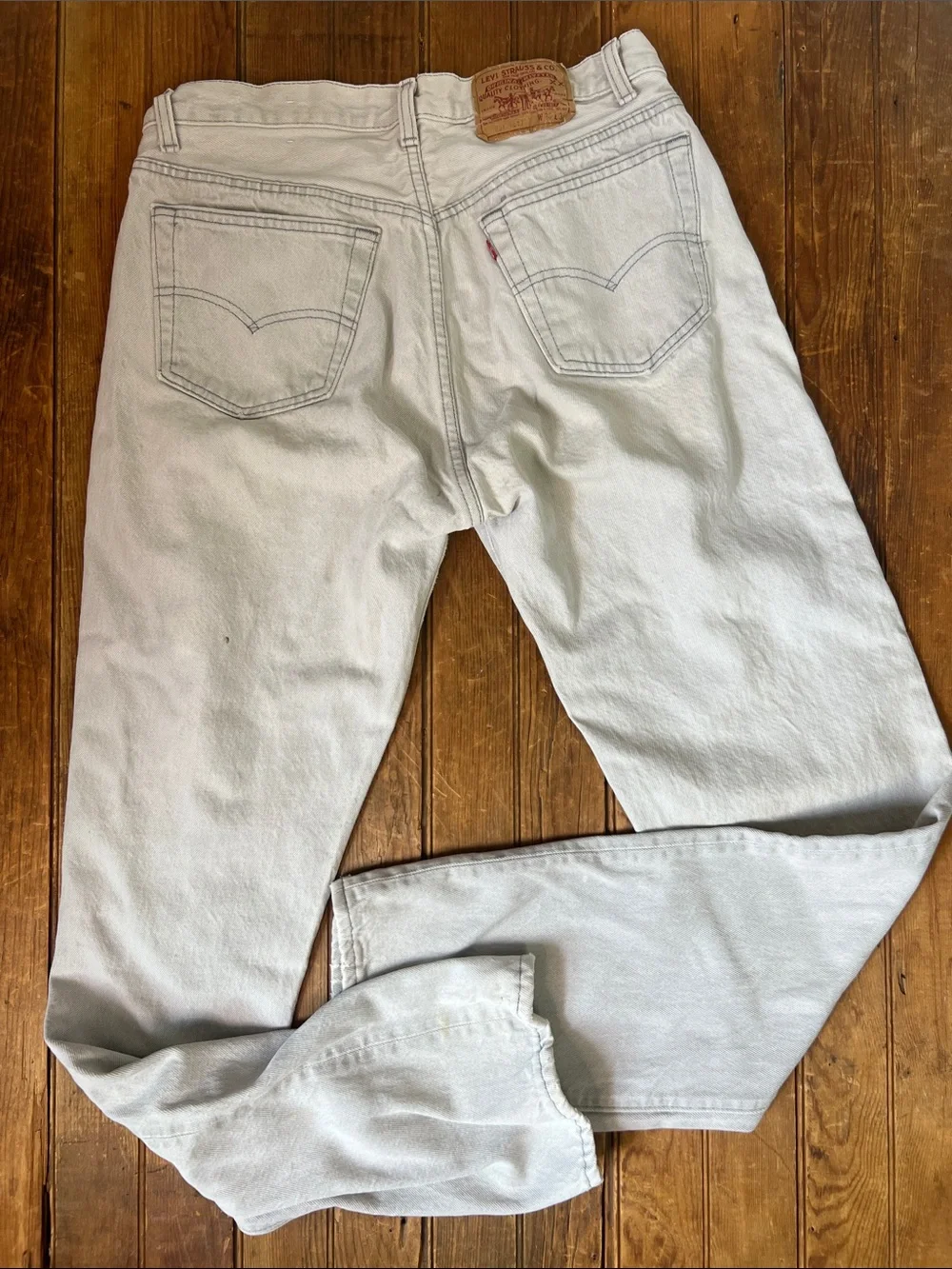 Vintage 80s Levi's 501 Jeans Men's Light Denim made in USA size 34 34